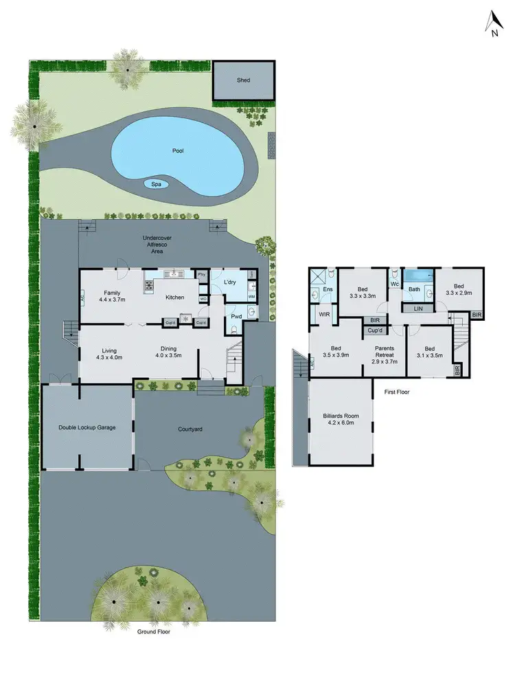 Floorplan of Homely house listing, 467 High Street Road, Mount Waverley VIC 3149