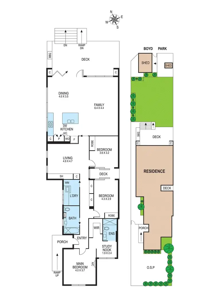 Floorplan of Homely house listing, 36 Omama Road, Murrumbeena VIC 3163