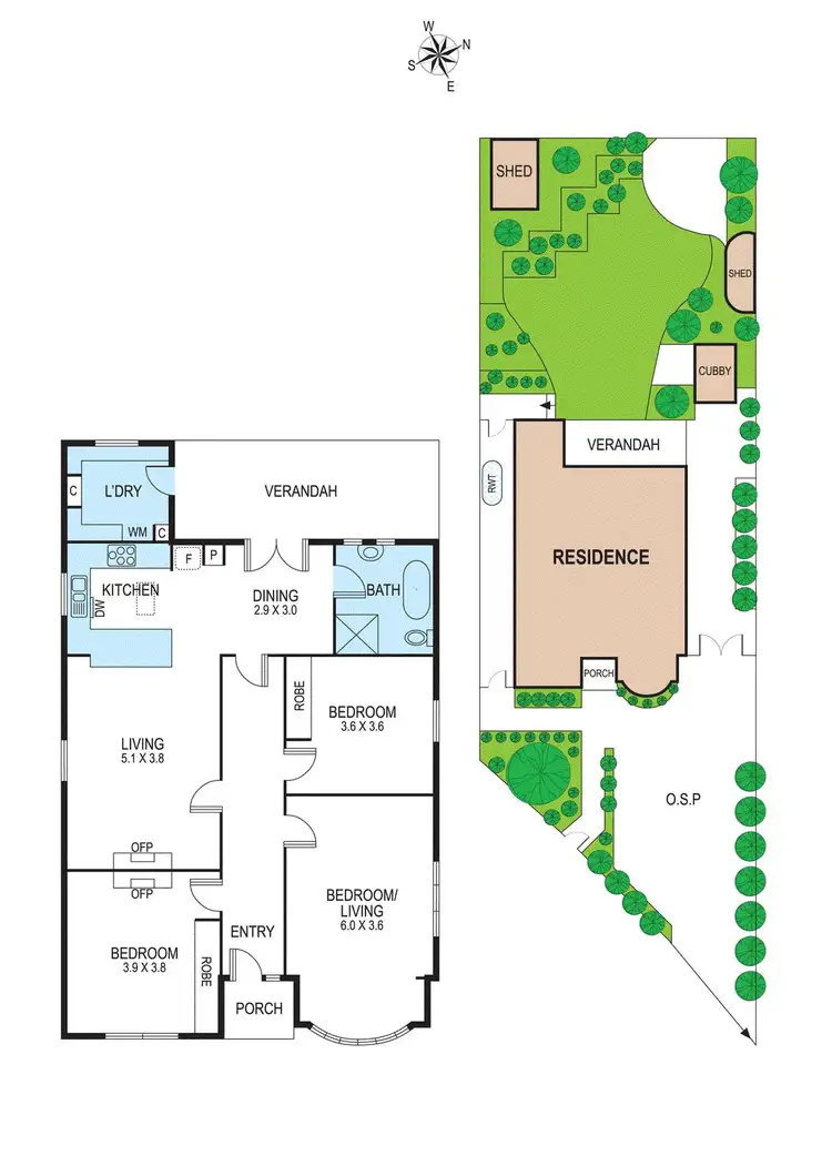 Floorplan of Homely house listing, 103 Mimosa Road, Carnegie VIC 3163