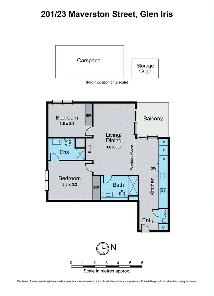 Floorplan of Homely apartment listing, 201/23 Maverston Street, Glen Iris VIC 3146