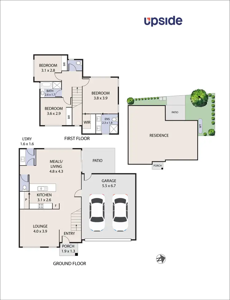 Floorplan of Homely townhouse listing, 7 Mercury Court, Carrum Downs VIC 3201