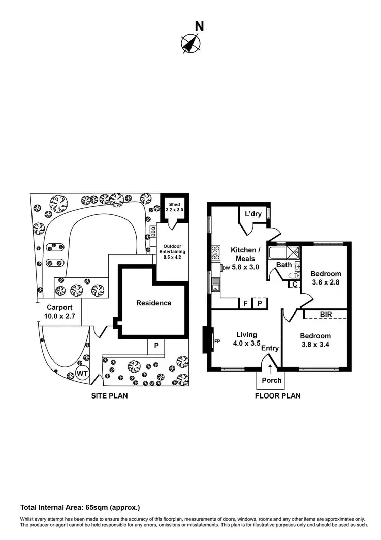 Floorplan of Homely house listing, 6 Cerberus Crescent, Williamstown North VIC 3016