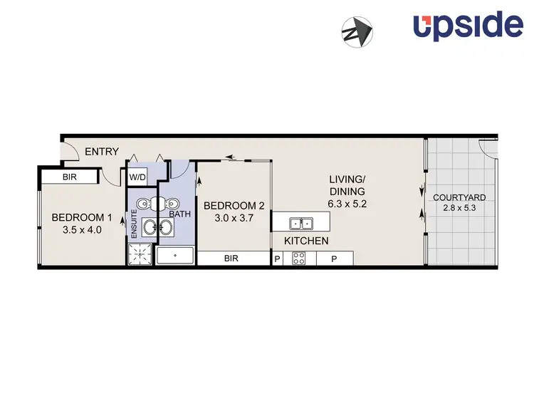 Floorplan of Homely apartment listing, 10/11 Kerridge Street, Kingston ACT 2604