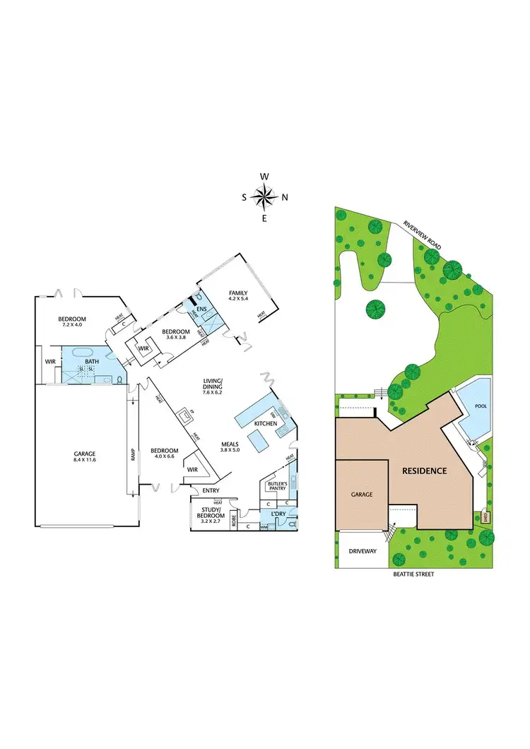 Floorplan of Homely house listing, 7 Beattie Street, Montmorency VIC 3094
