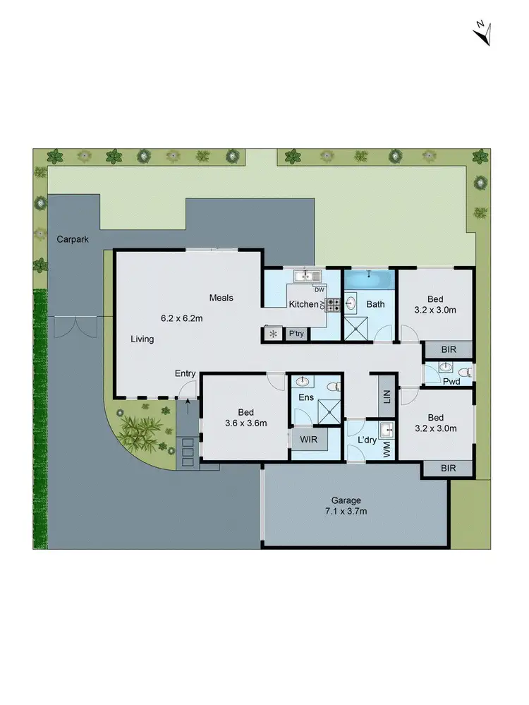 Floorplan of Homely house listing, 2/1072 North Road, Bentleigh East VIC 3165