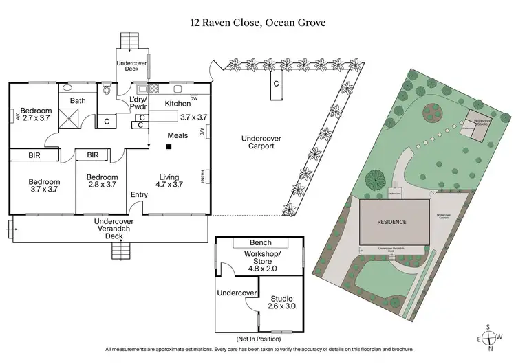 Floorplan of Homely house listing, 12 Raven Close, Ocean Grove VIC 3226