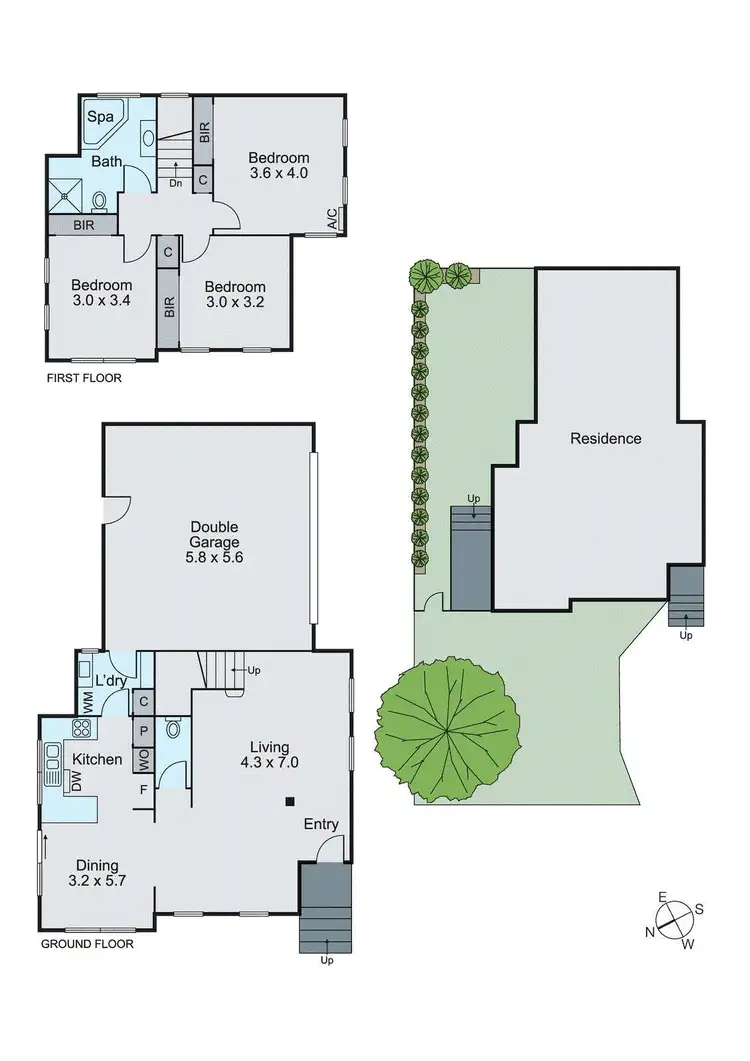 Floorplan of Homely house listing, 1/36 Atkinson Street, Chadstone VIC 3148