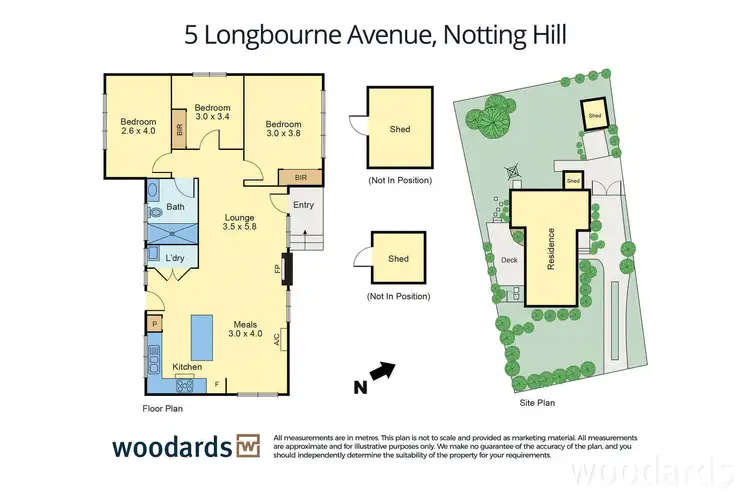 Floorplan of Homely house listing, 5 Longbourne Avenue, Notting Hill VIC 3168