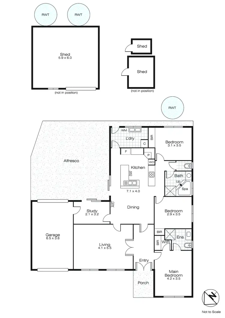 Floorplan of Homely house listing, 5 Doramy Court, Alfredton VIC 3350
