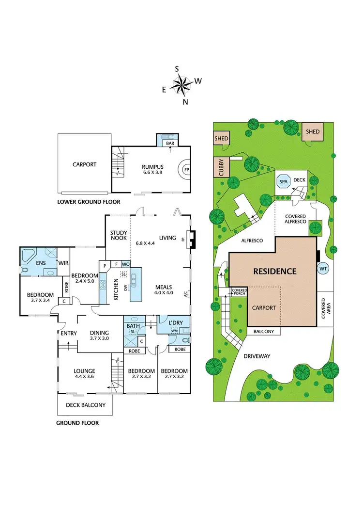 Floorplan of Homely house listing, 48 Manning Road, Eltham North VIC 3095