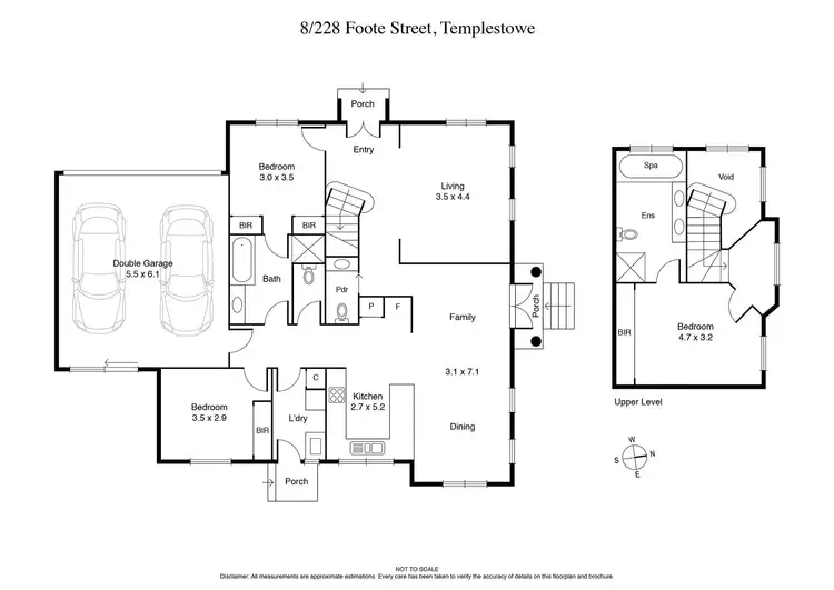 Floorplan of Homely townhouse listing, 8/228 Foote Street, Templestowe VIC 3106