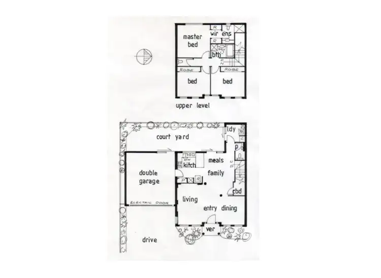 Floorplan of Homely townhouse listing, 4/310 Cotham Road, Kew VIC 3101