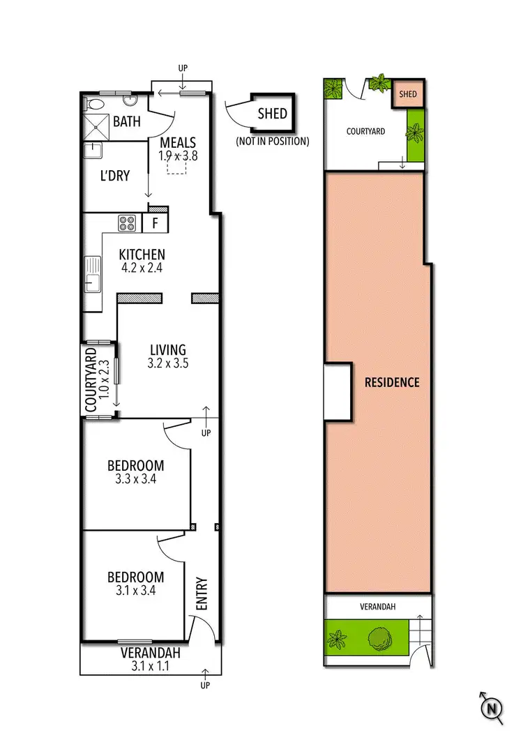 Floorplan of Homely house listing, 92 Chapman Street, North Melbourne VIC 3051