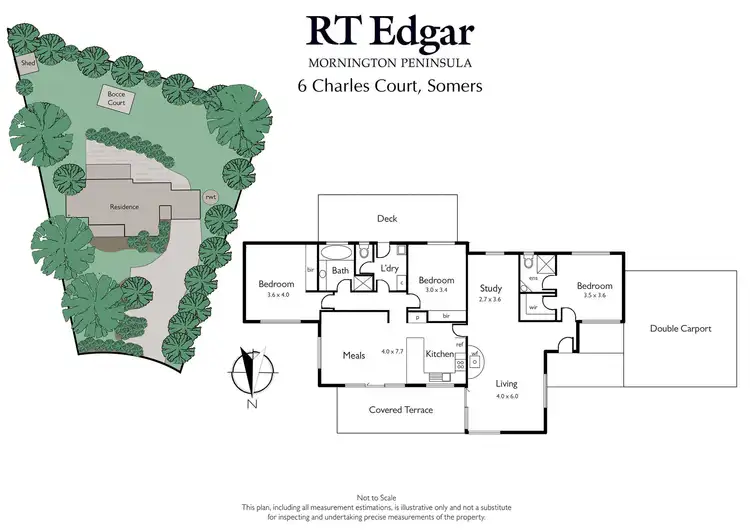 Floorplan of Homely house listing, 6 Charles Court, Somers VIC 3927