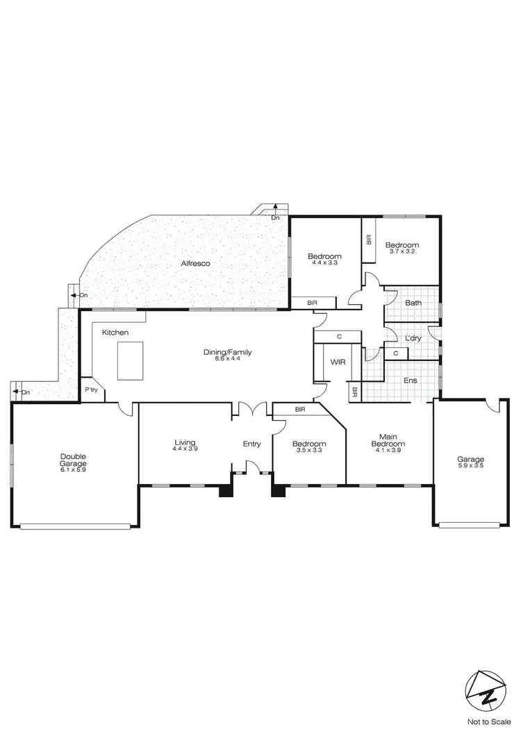 Floorplan of Homely house listing, 25 Ploughshare Drive, Mount Helen VIC 3350