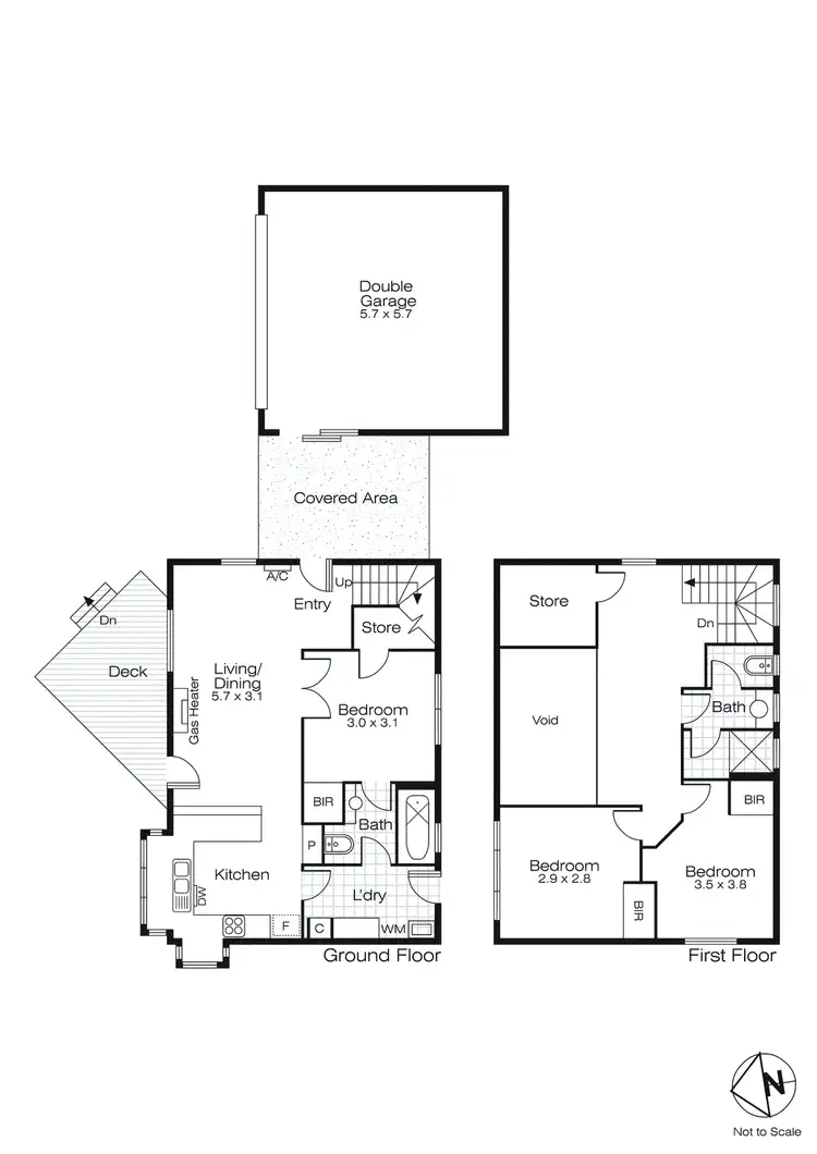 Floorplan of Homely house listing, 319a Richards Street, Ballarat East VIC 3350