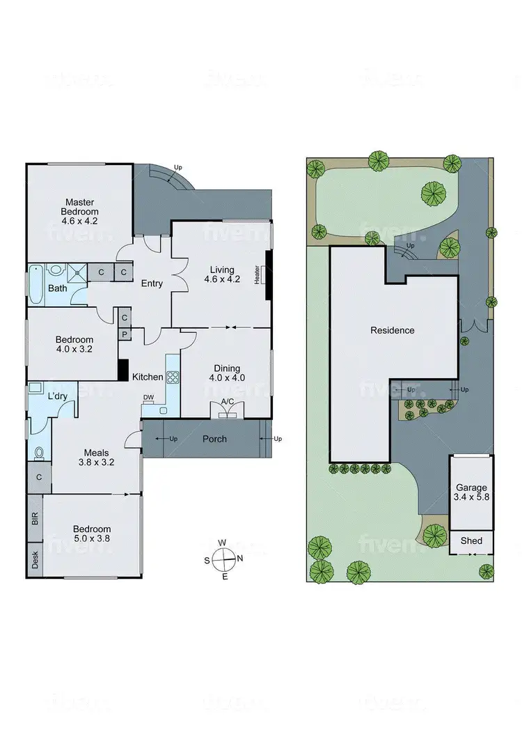 Floorplan of Homely house listing, 58 Somers Street, Burwood VIC 3125
