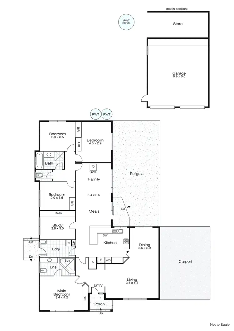 Floorplan of Homely house listing, 21 Wicklow Drive, Invermay Park VIC 3350