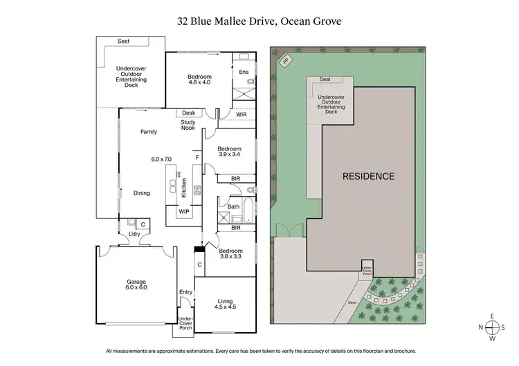 Floorplan of Homely house listing, 32 Blue Mallee Drive, Ocean Grove VIC 3226