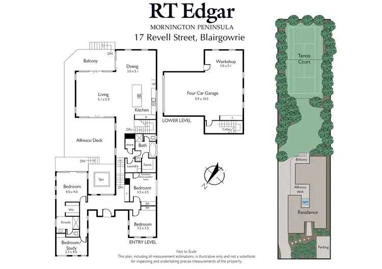 Floorplan of Homely house listing, 17 Revell Street, Blairgowrie VIC 3942