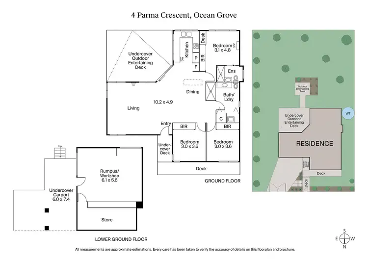 Floorplan of Homely house listing, 4 Parma Crescent, Ocean Grove VIC 3226