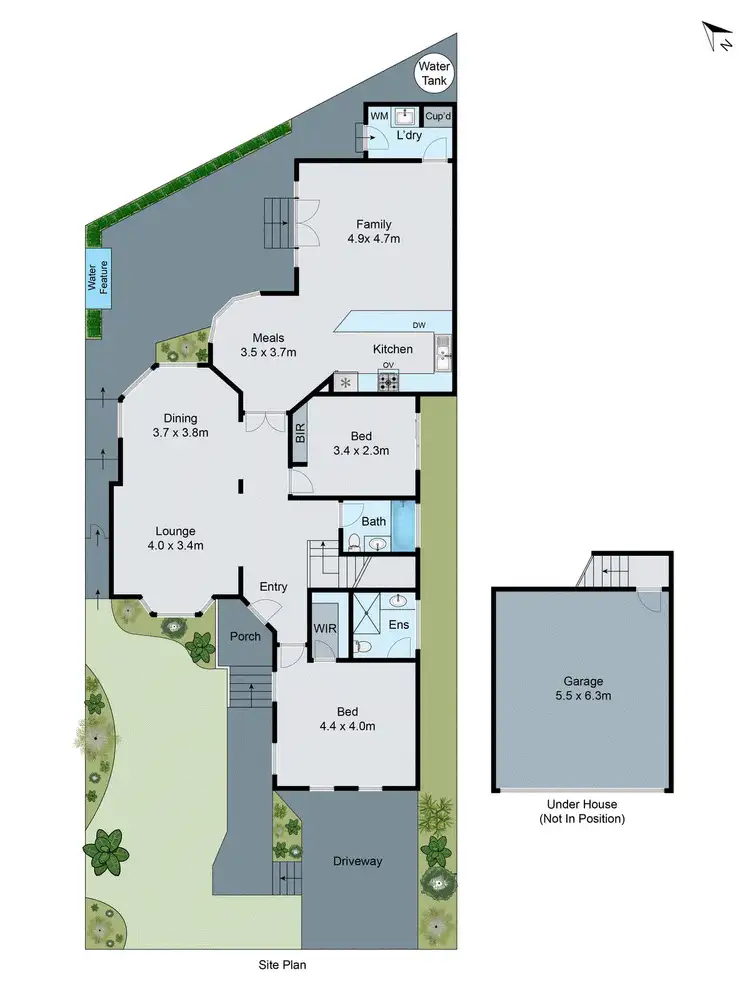 Floorplan of Homely townhouse listing, 40B Alvie Road, Mount Waverley VIC 3149
