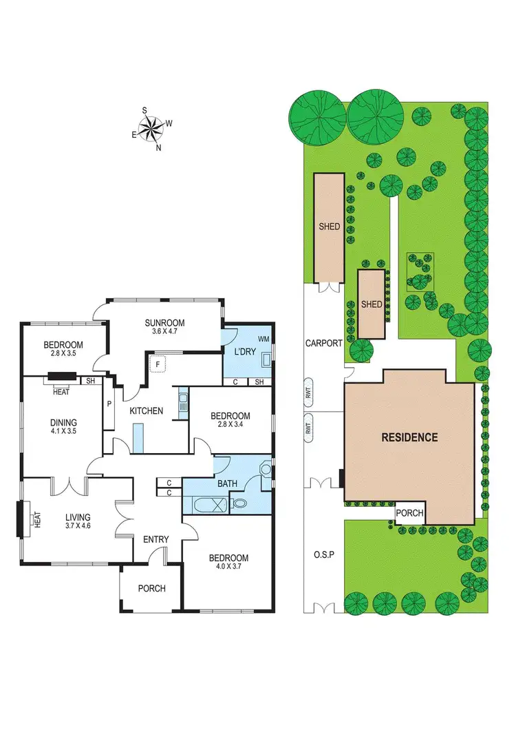Floorplan of Homely house listing, 326 North Road, Brighton East VIC 3187