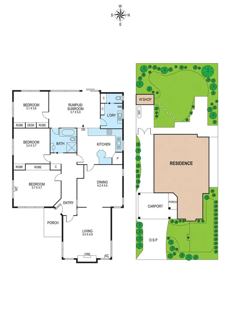 Floorplan of Homely house listing, 3 Montreal Street, Bentleigh VIC 3204