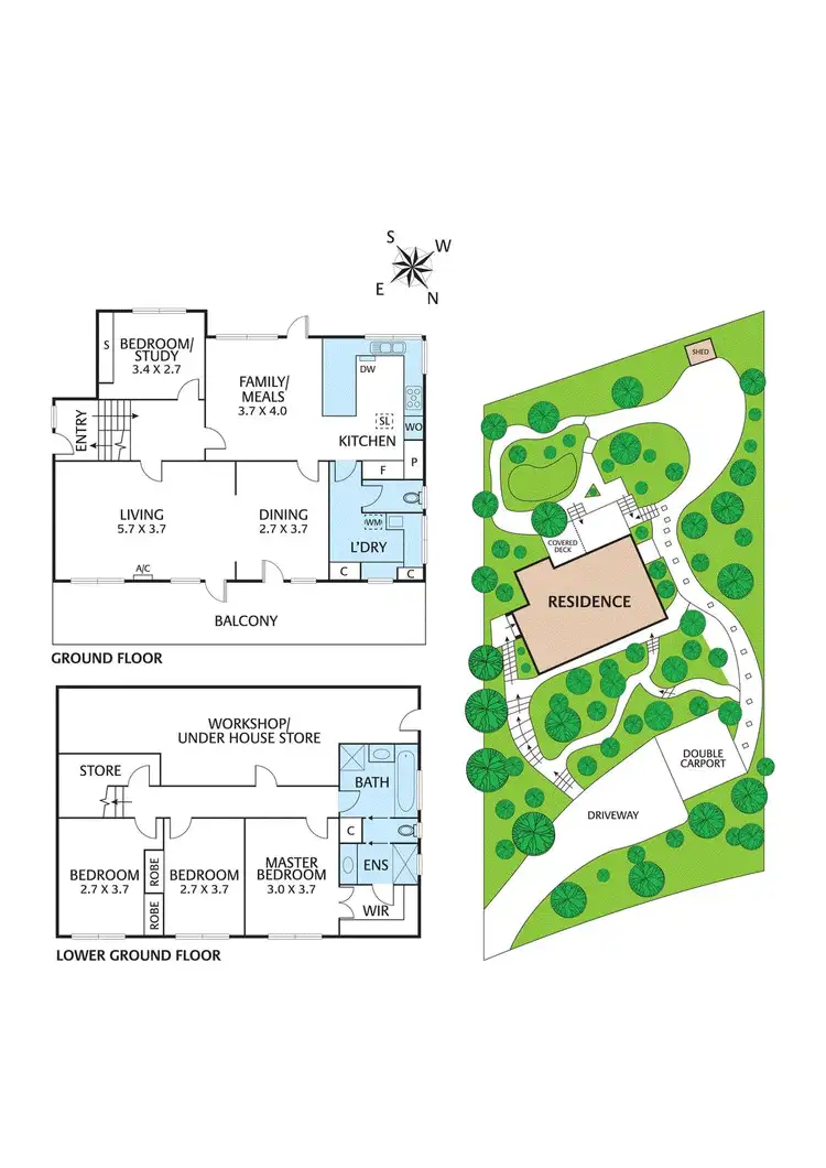 Floorplan of Homely house listing, 21 Milborne Crescent, Eltham VIC 3095