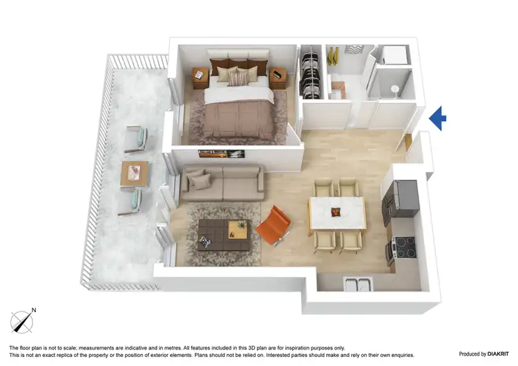 Floorplan of Homely apartment listing, 2213/601 Little Lonsdale Street, Melbourne VIC 3000