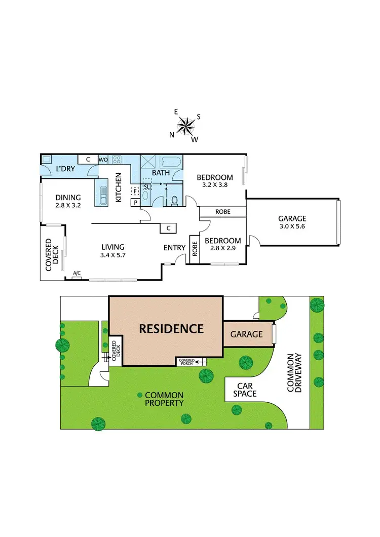 Floorplan of Homely unit listing, 1/1174 Main Road, Eltham VIC 3095