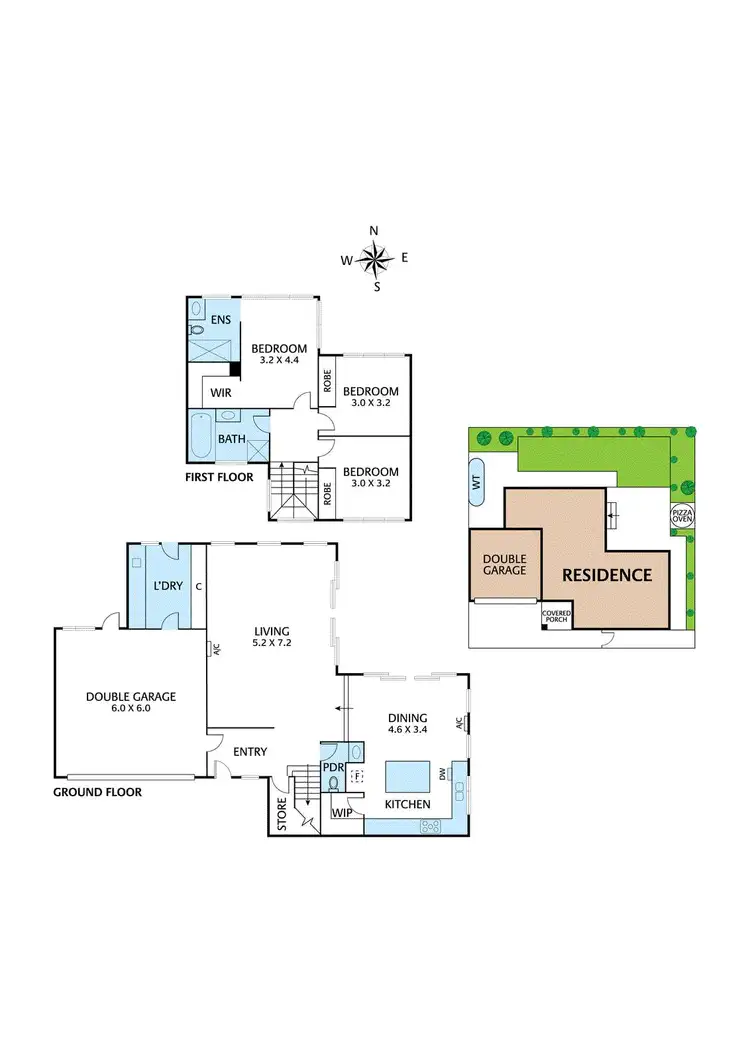 Floorplan of Homely townhouse listing, 7A Box Road, Briar Hill VIC 3088
