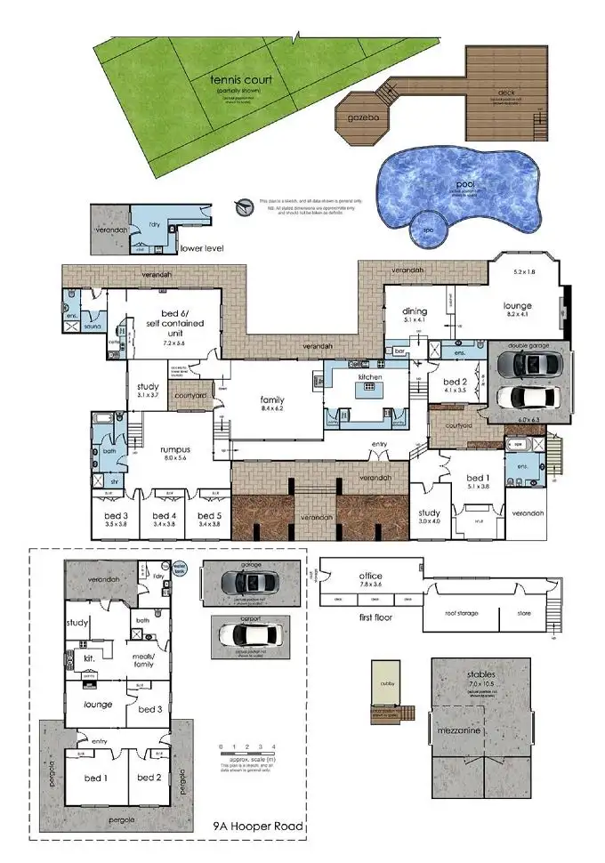 Floorplan of Homely house listing, 9 & 9A Hooper Road, Wonga Park VIC 3115