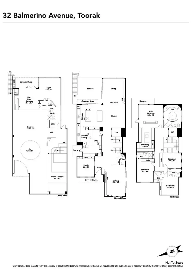 Floorplan of Homely house listing, 32 Balmerino Avenue, Toorak VIC 3142