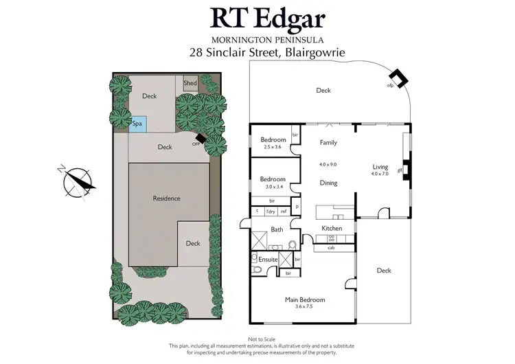 Floorplan of Homely house listing, 28 Sinclair Street, Blairgowrie VIC 3942