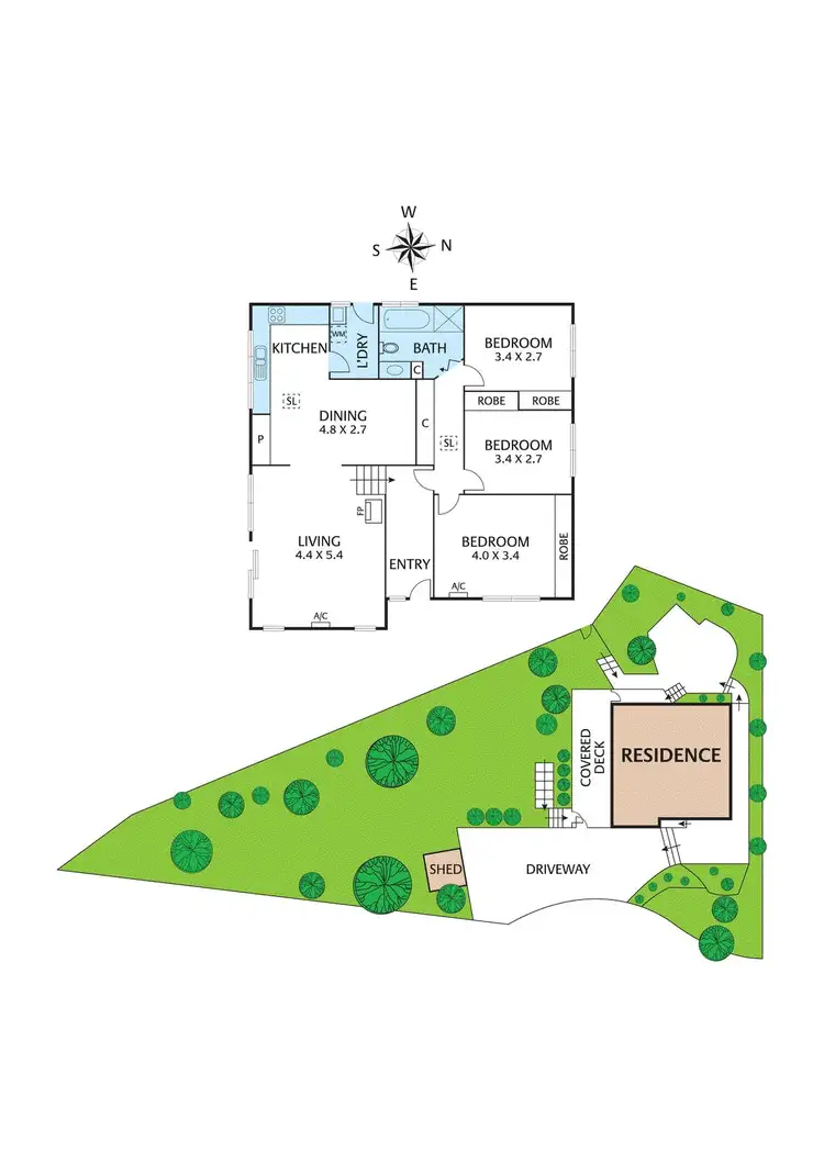 Floorplan of Homely house listing, 5 Okunda Place, Eltham North VIC 3095