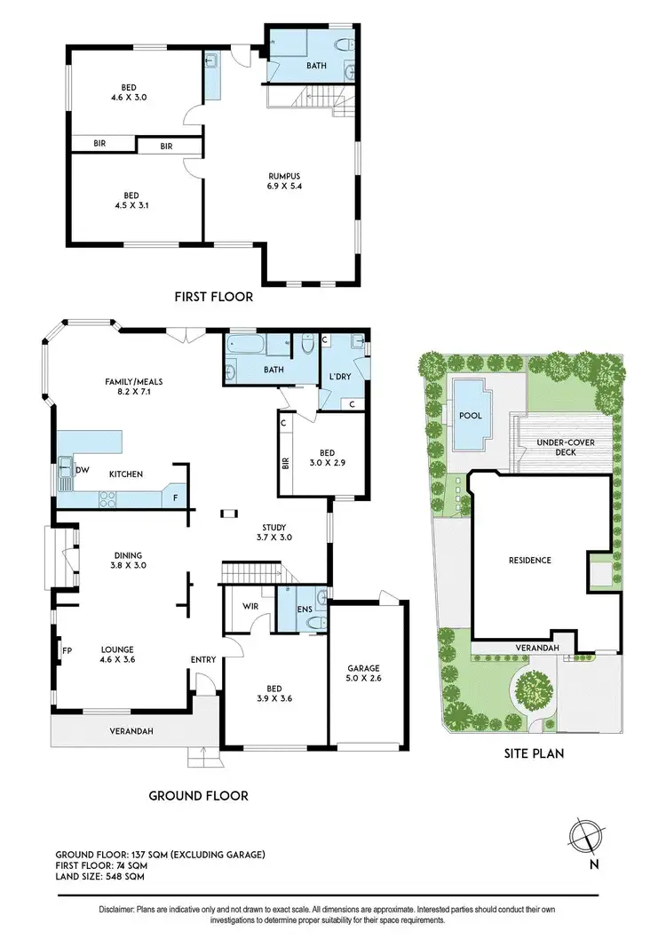 Floorplan of Homely house listing, 8 Dalmor Street, Parkdale VIC 3195