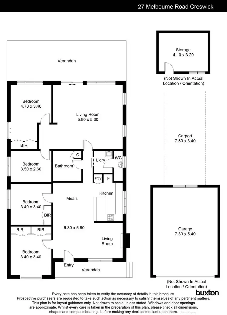 Floorplan of Homely house listing, 27 Melbourne Road, Creswick VIC 3363