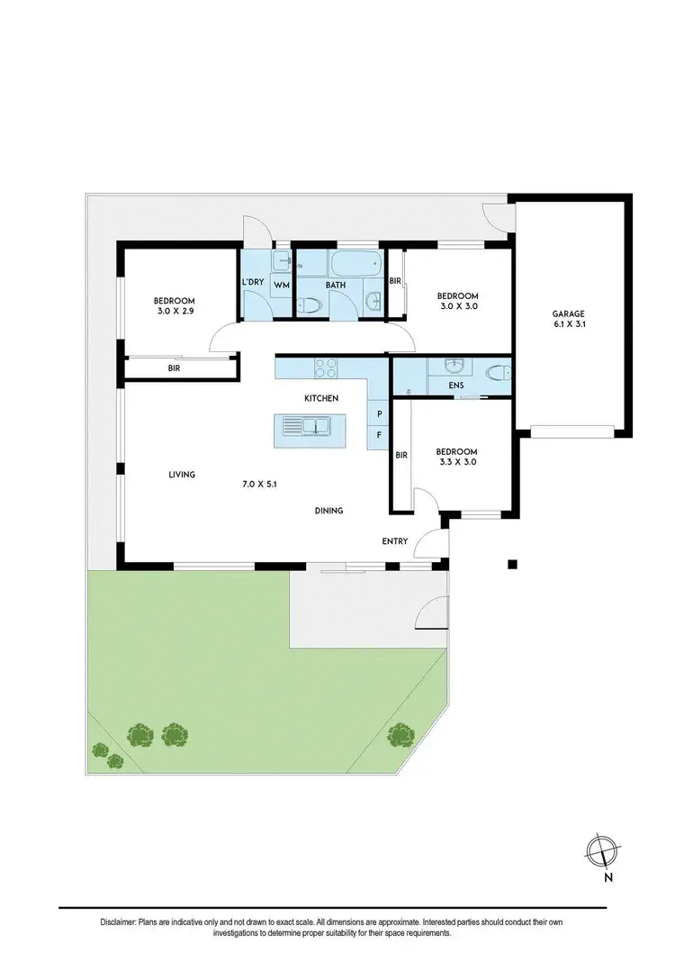 Floorplan of Homely unit listing, 18C Gillman Street, Cheltenham VIC 3192