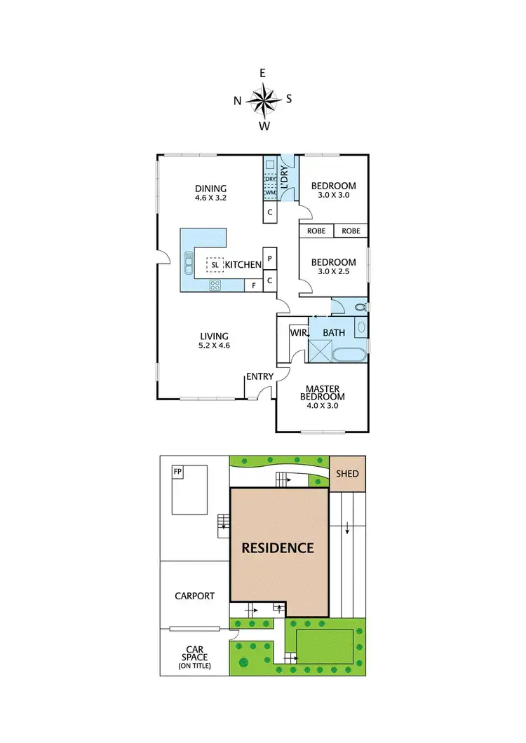 Floorplan of Homely unit listing, 2/150 Bible Street, Eltham VIC 3095