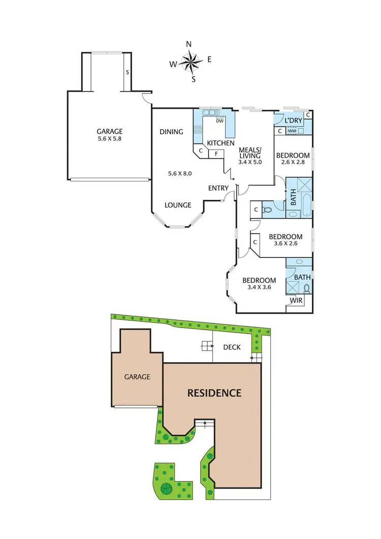 Floorplan of Homely unit listing, 3/25-27 Livingstone Road, Eltham VIC 3095