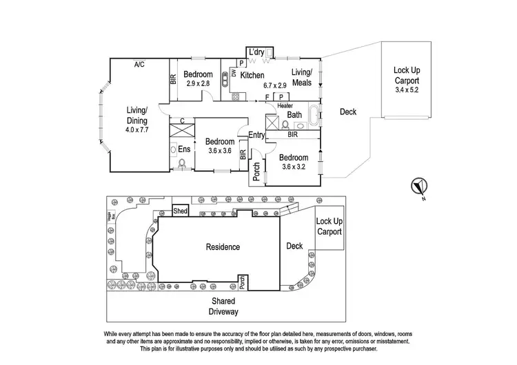 Floorplan of Homely house listing, 1/11 Oriel Road, Ivanhoe VIC 3079