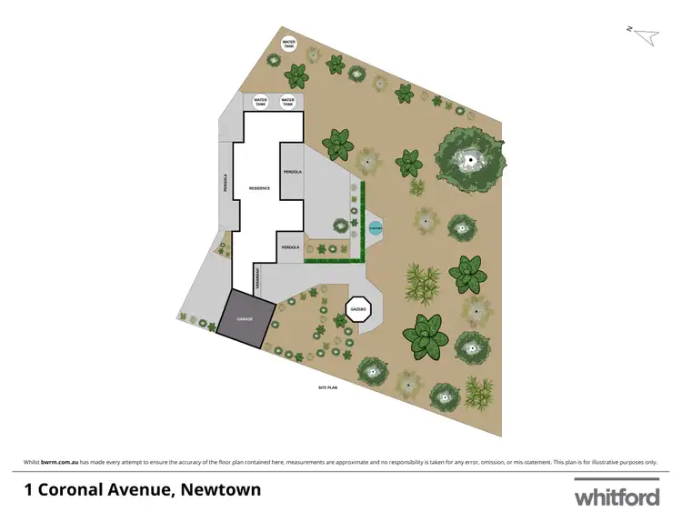 Floorplan of Homely house listing, 1 Coronal Avenue, Newtown VIC 3220