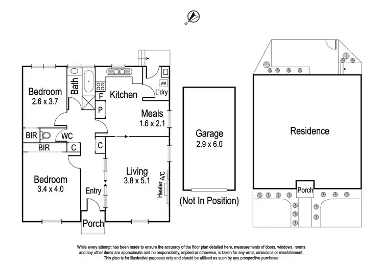 Floorplan of Homely unit listing, 6/15 Ashby Grove, Ivanhoe VIC 3079