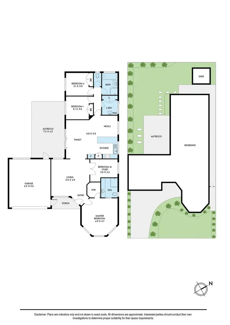 Floorplan of Homely house listing, 43 Scotsdale Drive, Cranbourne East VIC 3977