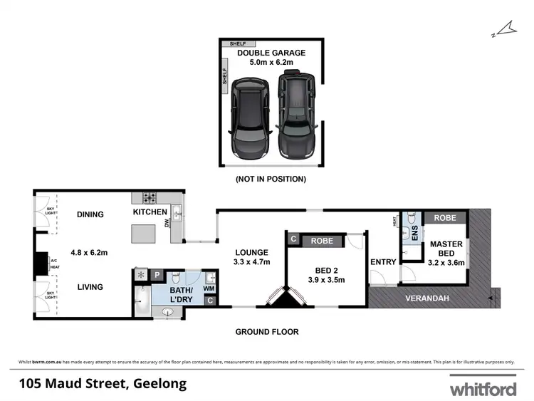Floorplan of Homely house listing, 105 Maud Street, Geelong VIC 3220