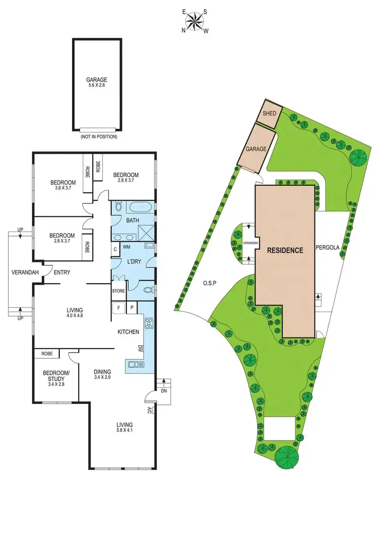 Floorplan of Homely house listing, 4/9 Greenview Court, Bentleigh East VIC 3165