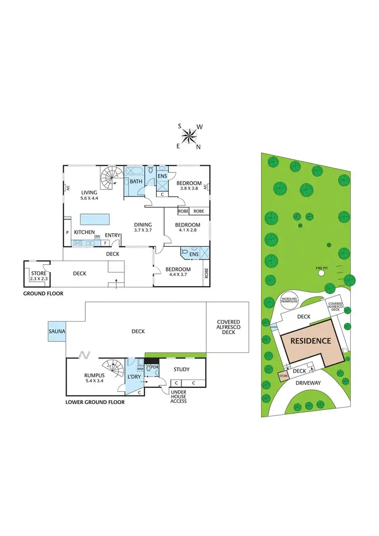Floorplan of Homely house listing, 6 Valias Street, North Warrandyte VIC 3113