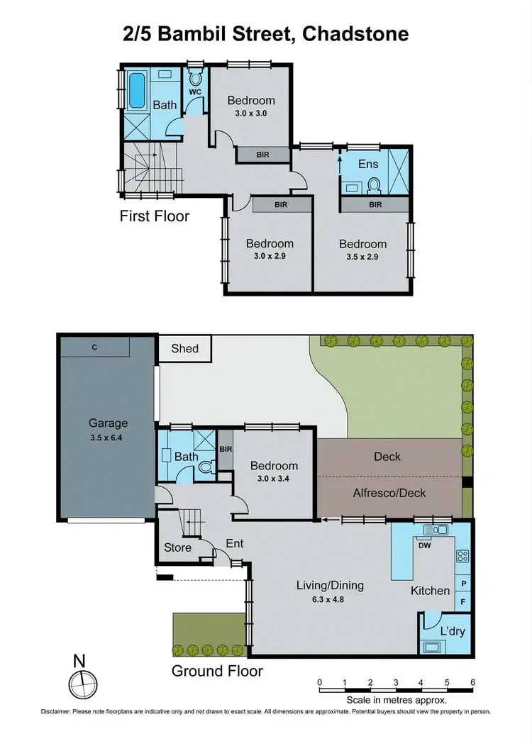 Floorplan of Homely townhouse listing, 2/5 Bambil Street, Chadstone VIC 3148