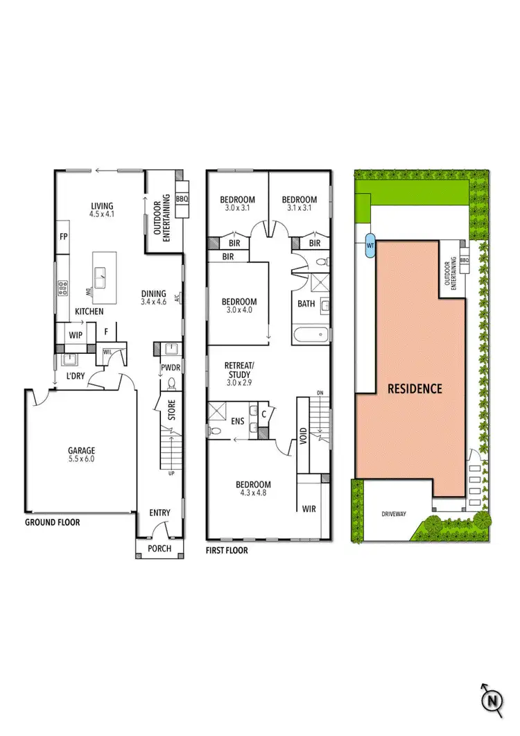 Floorplan of Homely house listing, 42 Ronald Street, Coburg North VIC 3058